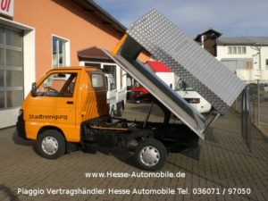 Piaggio Porter Muellfahrzeug 3